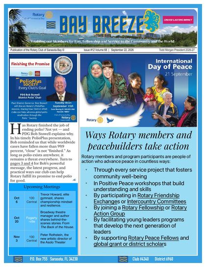 Bay Breeze cover, September 22, 2026